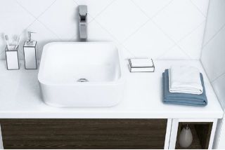 Столешница Акватон Брук 80см (60+20) 1A204205BC010